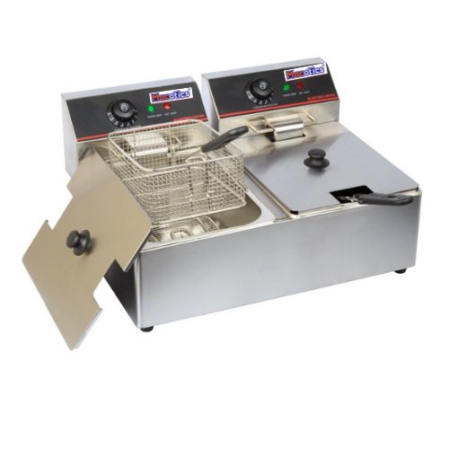 Electric Deep Fryer Double 6+6 Litre