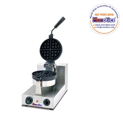 Waffle Maker Round Rotating