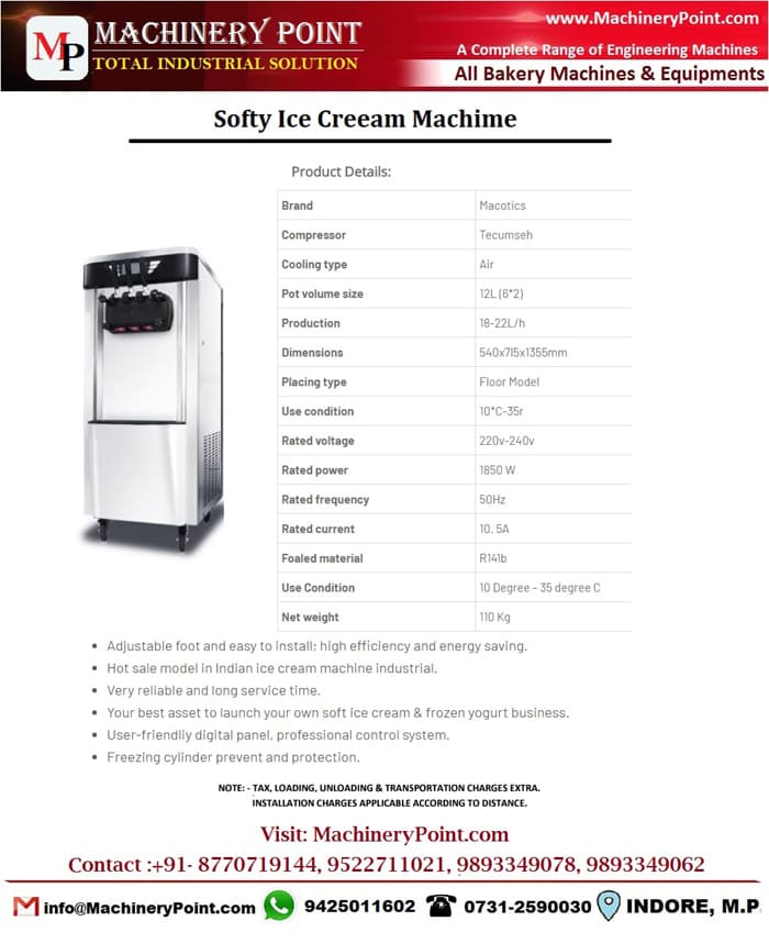 Softy Ice Creeam Machine