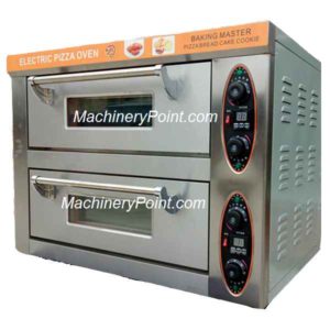 Double Deck 2 Trays Electric Pizza Oven Price